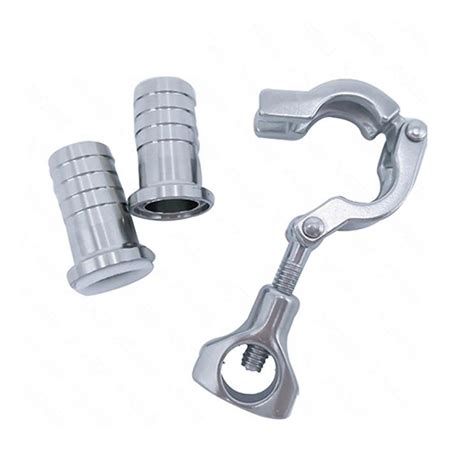 Sanitary Stainless Steel Pipe Barb Clamp Hose Adapter Minghe