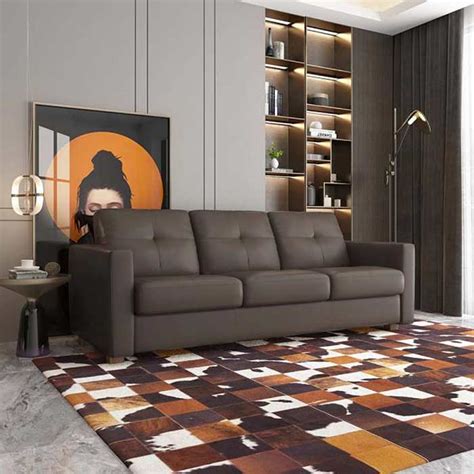 Brown Leather Sofa bed AC Nuit | Sofa Beds