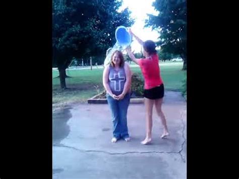 My Best Friend Doing The Ice Bucket Challange YouTube