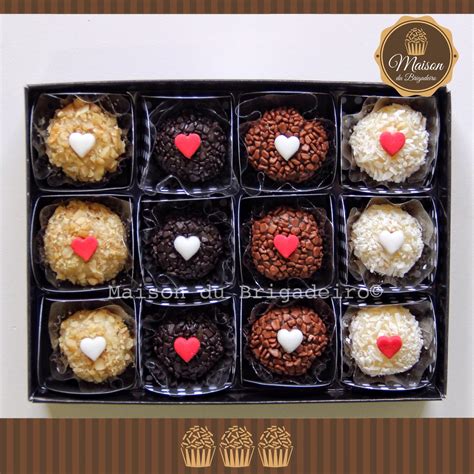 Caixa Presente Brigadeiros Gourmet Maison Du Brigadeiro Elo