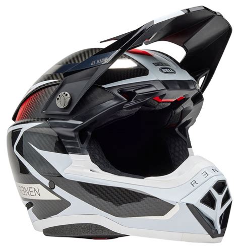 Casque Bell Moto Spherical Renen Raycon Black White