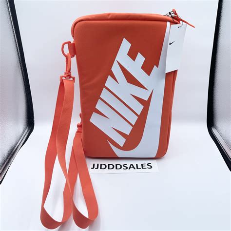 Nike Shoe Box Bag 12l Da7337 870 Orange White Nwt Sidelineswap