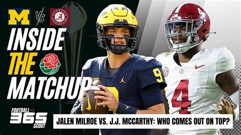 Michigan Vs Alabama Rose Bowl The Matchups Top NFL Draft Prospects