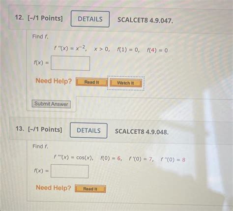 Solved Scalcet Find F Chegg