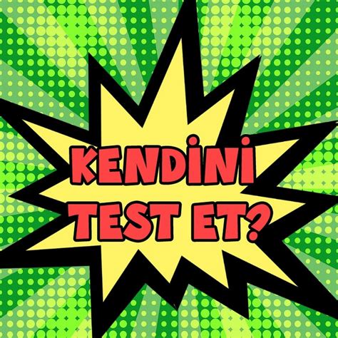 Kendini Test Et YouTube