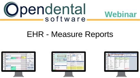 Open Dental Webinar Ehr Measure Reports Youtube