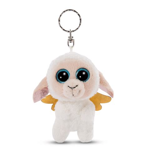 NICI GLUBSCHIS Guardian Angel Sheep Keyring Plushpaws Co Uk