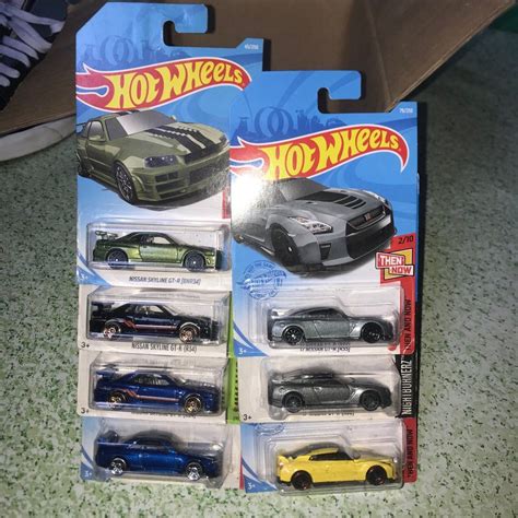 HOT WHEELS NISSAN SET R33 R34 R35 Hobbies Toys Toys Games On Carousell