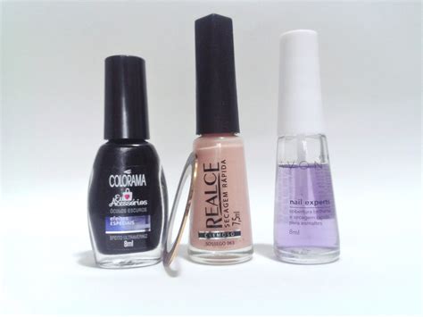 Nail Art Nude Filha Única Black and Gold Blog Belle Almeida