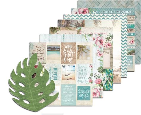 KaiserCraft Island Escape Specialty Bonus Paperfor Scrapbooks Cards