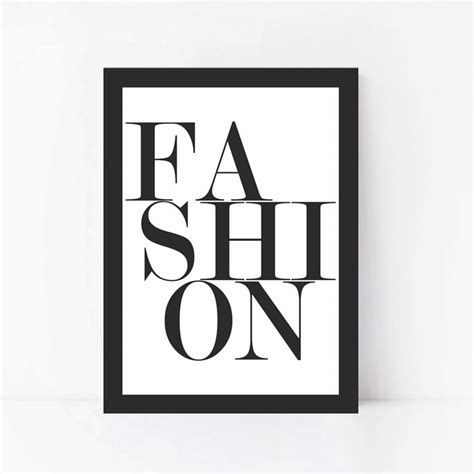 Como Se Escreve A Palavra Fashion - Quadro decorativo Letras Palavra Fashion poster 1 | Elo7