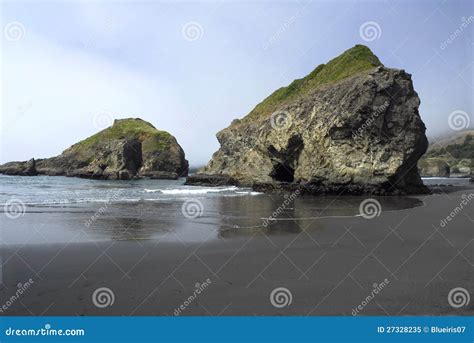 Sea Stacks stock image. Image of loom, sand, west, tide - 27328235