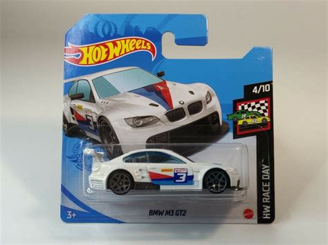 Hot Wheels Bmw M3 Gt2 White Hw Race Day Perfect Birthday T Etsy