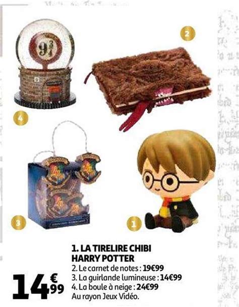 Promo La Tirelire Chibi Harry Potter Chez Auchan Icatalogue Fr