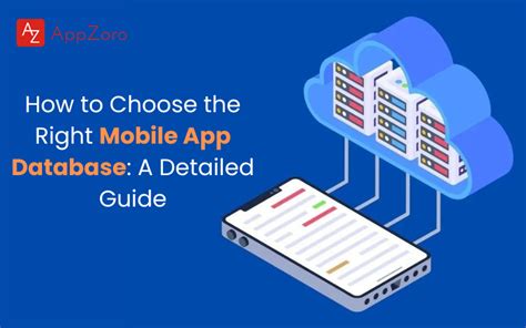 How To Choose The Right Mobile App Database A Detailed Guide