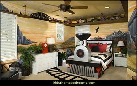 Decorating theme bedrooms - Maries Manor: Train themed bedroom decorating ideas - boys bedroom ...