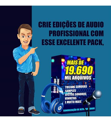 Pacotes De Trilhas E Efeitos Sonoros Pack Completo C Brinde