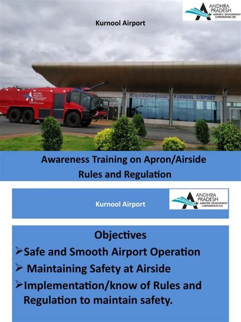 Apron Regulations - Kurnool Airport | PDF | Airport | Runway