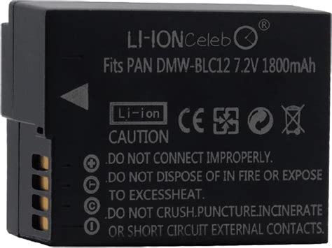 Li Ion Celeb Dmw Blc Replacement Battery Compatible With Panasonic