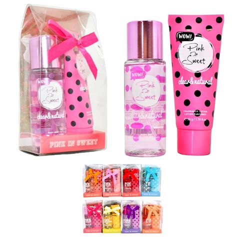 Kit De Splash Y Crema Pink In Sweet Wow Con Diseño De Puntos Mode Gt