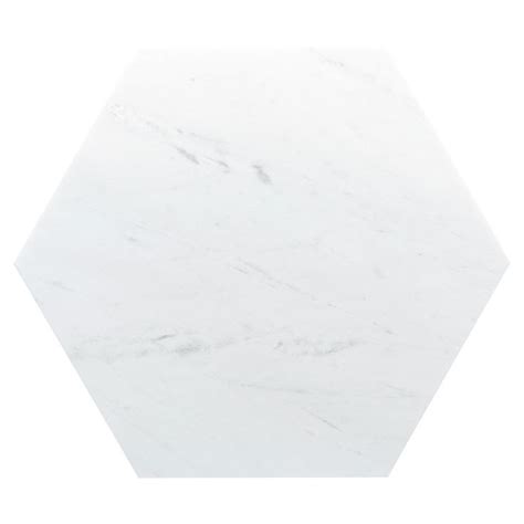 Bianco Orion Polished Hexagon Marble Tile Hexagon Marble Tile