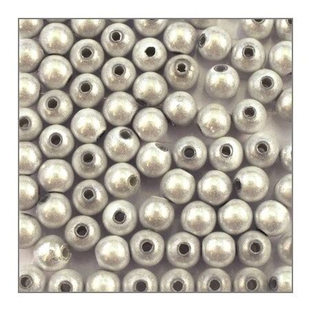 100 Perles Magiques 6mm Blanc