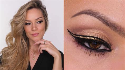 Makeup To Wear With A Black And Gold Dress Saubhaya Makeup