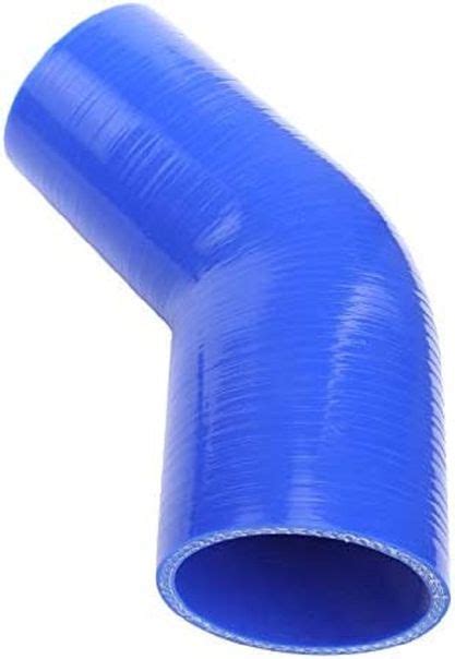 Silicone 45 Degree 63 90mm 4 Ply Elbow Reducer Coupler 102mm Long