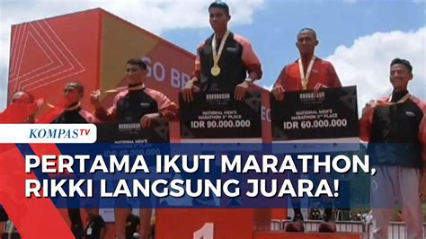 Selesaikan Marathon Dalam Waktu 2 Jam 32 Menit Rikki Simbolon Jadi