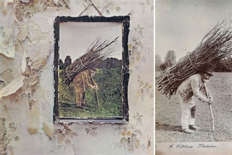 Man on iconic Led Zeppelin IV album cover revealed as Wiltshire thatcher Lot Long | The New ...