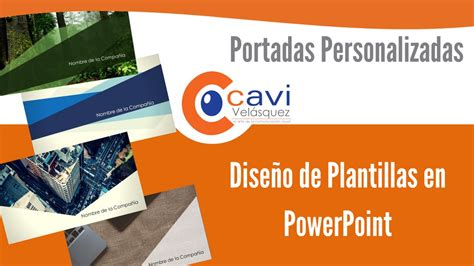 Diseño De Plantillas En Powerpoint I Portadas Personalizadas Youtube