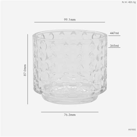 Harderson Oz Oz Glass Customized Thick Glass Candle Holder With