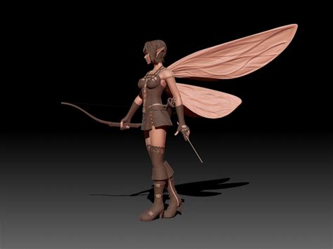 Fairy WIP Wyntre ZBrushCentral