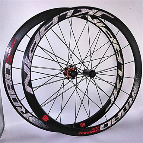 MEROCA Ultra Light Aluminum Alloy 700C Road Bike Wheelset 40mm Rim