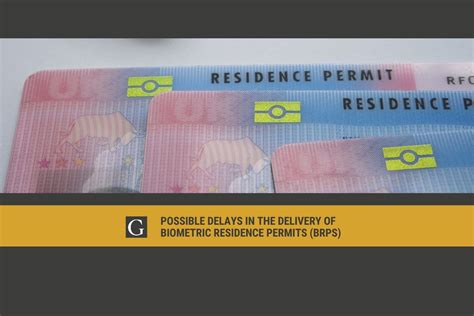 Possible Delays In The Delivery Of Biometric Residence Permits Brps Gherson Llp