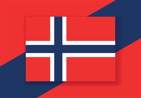 Vector Norway Flag. Country flag design. Flat vector flag. 21569098 ...