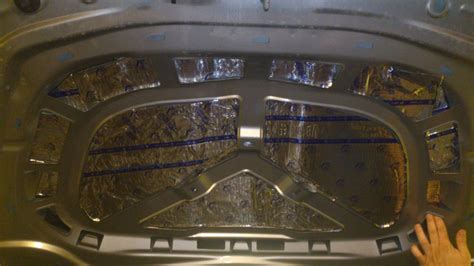 Шумка капота в 3 слоя! Итог! — Skoda Octavia A5 Mk2, 1,8 л, 2012 года ...