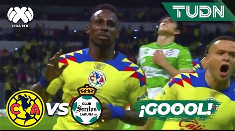 ¡lluvia De Goles Quiñones Anota América 3 2 Santos Ap2023 J13