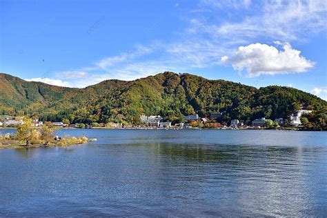 Lake Kawaguchi In Japan Fujiyama Freshness Asia Photo Background And