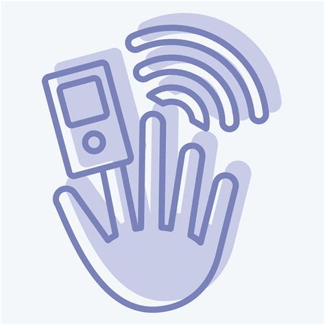 Icon Pulse Oximeter Related To Smart Home Symbol Two Tone Style