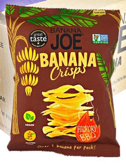 Banana Joe Banana Crisps Hickory Bbq 23g Vegan Das