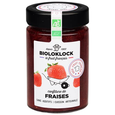 Confiture De Fraises FRANCE 47 BIO Fabrication Artisanale