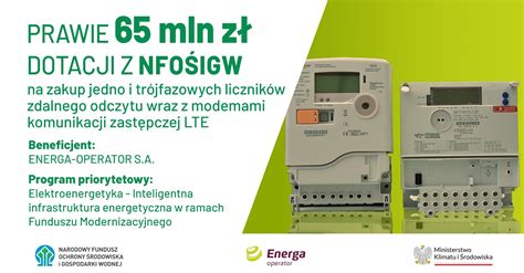 Energa Operator z dotacją na blisko 65 milionów złotych ENERGA