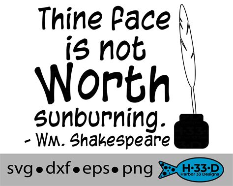 Shakespeare Svg Shakespeare Cricut Shakespeare Insult Book Lover Svg