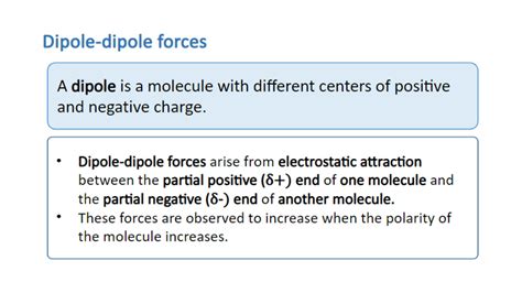 SOLUTION: General types of intermolecular force - Studypool