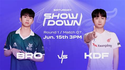 Week Saturday Showdown Brovs Kdf Lck Summer Split Youtube