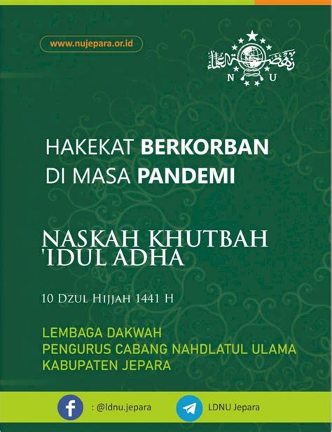 Pdf Khutbah Idul Adha H Hakekat Berkorban Di Masa Pandemi