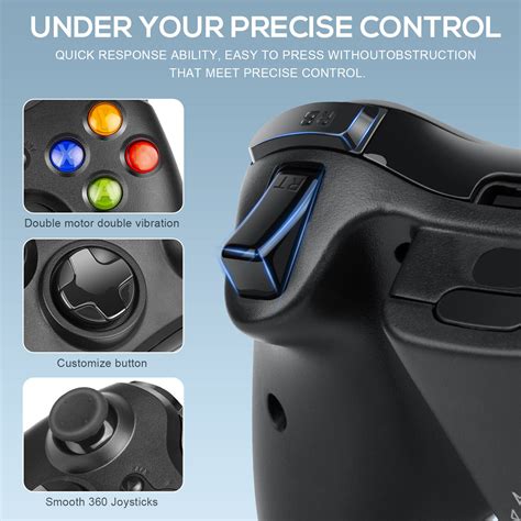 Wireless Bluetooth Controller For Xbox 360 Windows 11 10 8 7 Pc Gamepad Joystick Ebay