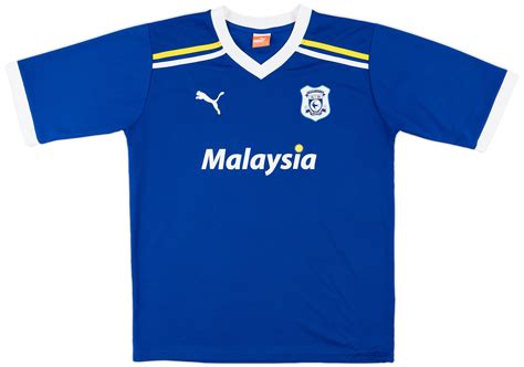 Cardiff City Away Football Shirt Sponsored By Comms Direct