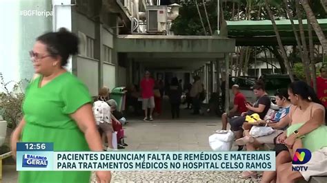 Den Ncia Falta De Medicamentos No Hospital Celso Ramos